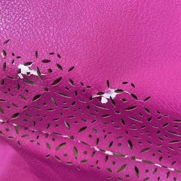 Ralph Lauren RLL Littlebury Tote Bag Rose Pink Gold - Picture 3 of 11